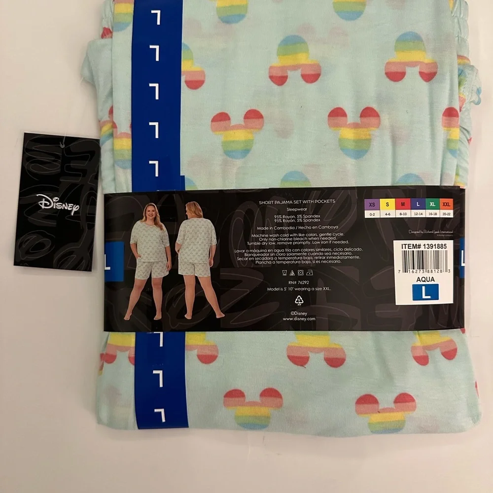 Ladies Disney Mickey & Minnie Pajama/Loungewear Set - Picture 2 of 2
